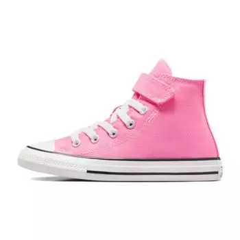 Converse Chuck Taylor All Star 1V High PS Oops Розовые детские кроссовки Черно-белые A06791C 35