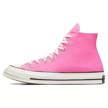 Converse Chuck 70 High Розовые Унисекс Кроссовки Экрю Черные A08184C 35