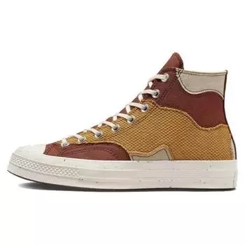 Converse Chuck Taylor All Star 70 Hi Craft Mix Red Oak Кроссовки унисекс Burnt-Honey Beech-Stone Egr A02751C 45
