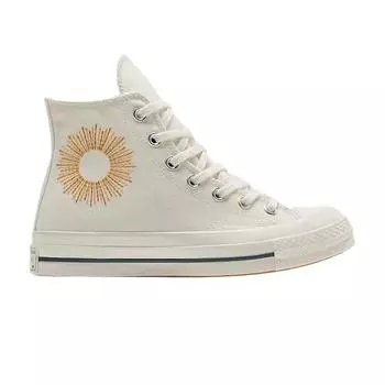 Converse Chuck Taylor All Star 70 High White Gold Женские кроссовки Кремовые A02866C 36