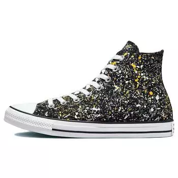 Converse Chuck Taylor All Star Archive High Paint Splatter - черные кроссовки унисекс Amarillo белые A00468F 37