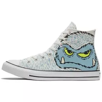 Converse Chuck Taylor All Star Chuck Taylor Series Принт Снеговик Высокие Эспадрильи Унисекс Белый 39.5
