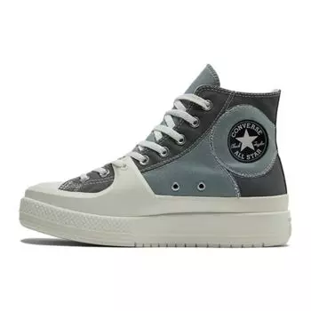 Converse Chuck Taylor All Star Construct High Colorblock - Кроссовки унисекс Tidepool Green Tidepool-Grey Cyber-Grey A03472C 35.5