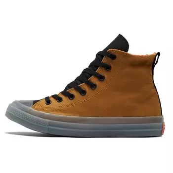 Converse Chuck Taylor All Star CX Кроссовки унисекс с флисовой подкладкой из пшеницы Тан-черный Wild-Mango 170998C 35