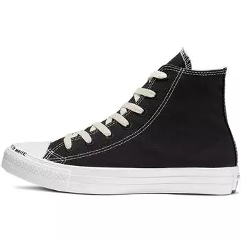 Converse Chuck Taylor All Star Hi Black Classic Versatile High Top Canvas Shoes Unisex Black & White 37