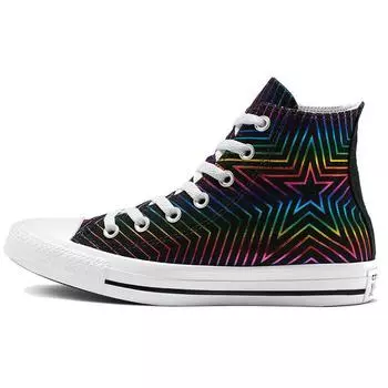 Converse Chuck Taylor All Star High All of the Stars Женские кроссовки Черный Белый 565395F