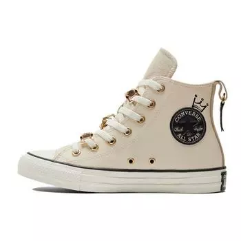 Converse Chuck Taylor All Star High Natural Ivory Женские кроссовки Коричневый Золотой Черный 573116C 42.5