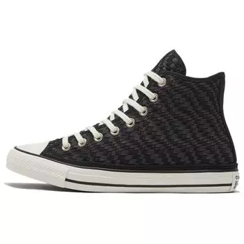 Converse Chuck Taylor All Star High Tonal Weaving - Кроссовки унисекс черные белые 171074C 39.5
