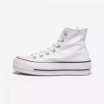 Converse Chuck Taylor All Star Lift Canvas Белые Высокие 560846C БЕЛЫЙ ЧЕРНЫЙ БЕЛЫЙ 220