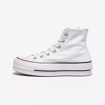 [Converse] Chuck Taylor All Star Lift Canvas White High 560846C-1010078854, популярная обувь в Корее 225