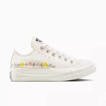 Converse Chuck Taylor All Star Lift Цветочные вышитые цветы Приветствие A14979c A14979C/220