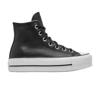 Converse Chuck Taylor All Star Lift High Черные женские кроссовки Белые 561675C 35