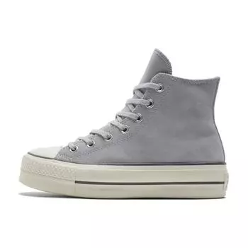 Converse Chuck Taylor All Star Lift Platform High Gravel Женские кроссовки Синие железно-серые Egret A03251C 37