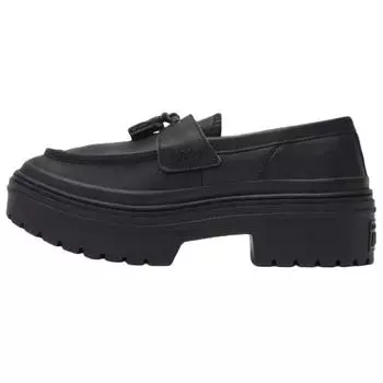 Converse Chuck Taylor All Star Loafer с выступом на каблуке, на платформе, низкие тройные, черные женские кроссовки A14707C 37