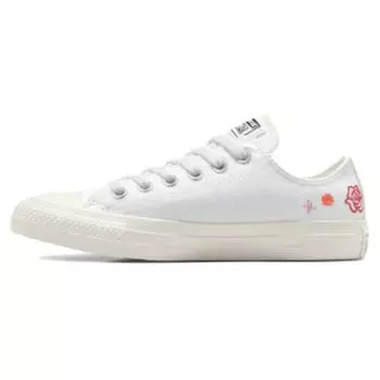 Converse Chuck Taylor All Star Low Летние женские кроссовки с вышивкой Белые чешуйки дракона Красные A10821C 36