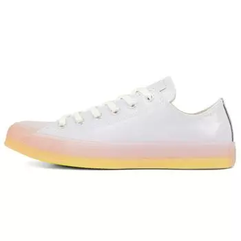 Converse Chuck Taylor All Star Low Oxygen Purple Fresh Yellow Женские кроссовки белые 165607C