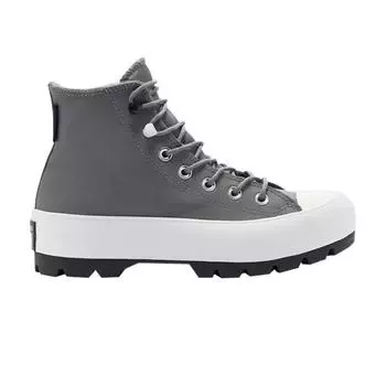 Converse Chuck Taylor All Star Lugged Winter High GTX Limestone Серые женские кроссовки Черно-белые 569555C