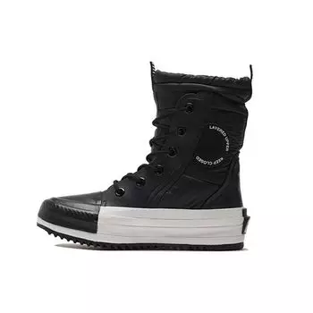 Converse Chuck Taylor All Star MC Boot High Water Repellent - Черно-белые женские кроссовки 569380C