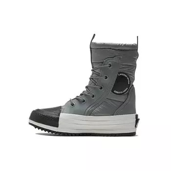 Converse Chuck Taylor All Star MC WR Boot High Limestone Grey Женские кроссовки Черный Белый 569381C