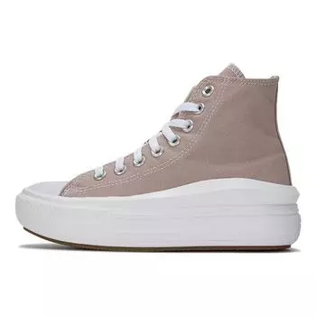 Converse Chuck Taylor All Star Move High Stone Лиловые кроссовки унисекс Розово-белые A01369C 40