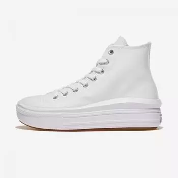 Converse Chuck Taylor All Star Move Кожаные Белые Высокие A04295c Белые Черные Белые 220