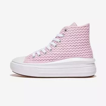 [Converse] Chuck Taylor All Star Move Platform Crochet Stardust Lilac High A07358C-1010105953, популярная обувь в Корее 220