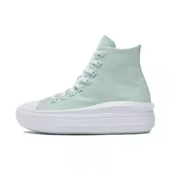 Converse Chuck Taylor All Star Move Platform High Charms женские кроссовки зеленые липкие-алоэ белые A08100C 35