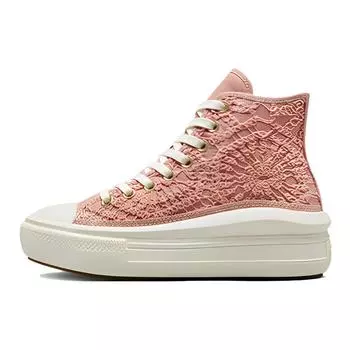 Converse Chuck Taylor All Star Move Женские кроссовки на платформе с высоким шнуром Daisy Cord Розовый Canyon-Dusk Rust-Pink A03951C 39.5