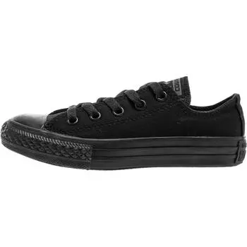 Converse Chuck Taylor All Star Ox GS Mono Black Kids Sneakers 314786F 33.5