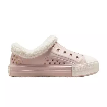 Converse Chuck Taylor All Star Play Lite CX Low PS Sherpa - детские кеды Flush Stone Pink Egret A10042C 33.5