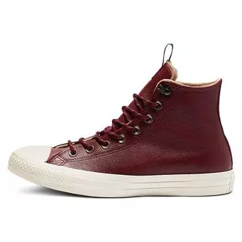 Converse Chuck Taylor All Star Высокие темно-бордовые кроссовки унисекс Red Teak Driftwood 162384C