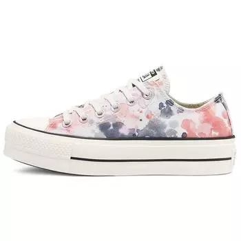 Converse Chuck Taylor All Star Женские кроссовки на платформе с цветочным принтом, разноцветные, терракотово-розовые 570970C 38