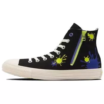 Converse Chuck Taylor All Star Zip Hi Splatoon 3 Black Men Sneakers 31312701 38