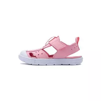 Converse Chuck Taylor Utility Sandal EasyOn PS Легкие Желейные Дрожащие Детские Кроссовки Розовый Белый A12154C 28