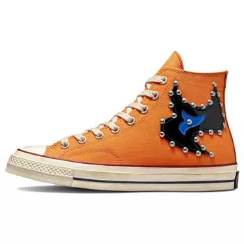 Converse Come Tees x Chuck 70 High Star Light Path Кроссовки унисекс Оранжевый Sun-Orange Egret A01762C 37