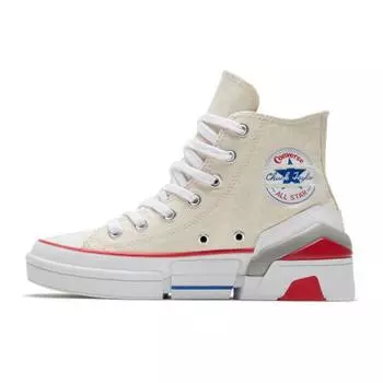 Converse CPX70 High Logo Play - Женские кроссовки с леопардовым принтом Cream Egret White 566787C