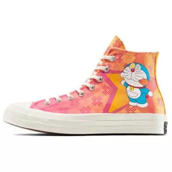 Converse Doraemon x Chuck 70 High Habanero Gold Flamingo Унисекс Кроссовки Оранжевый A15790C 36