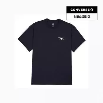 Converse Футболка Chuck 70 License PlaTe Loose Fit Converse черная 10028406 A02 90