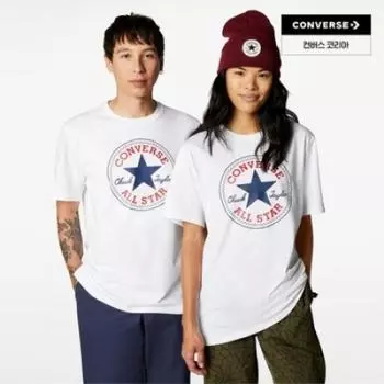 Converse Футболка Converse All Star PATCH STANDARD FIT STORE с нашивкой Daegu Department Store white 95