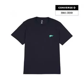 Converse Футболка с ретро-флагом Converse черная 10025976 A01 95