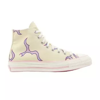 Converse Golf Le Fleur x Chuck 70 High Flame - Кроссовки унисекс пастельно-желтые Almond-Blossom 172398C 36