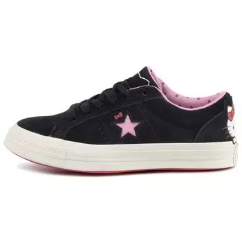 Converse Hello Kitty x One Star Замшевые низкие женские кроссовки 162938C