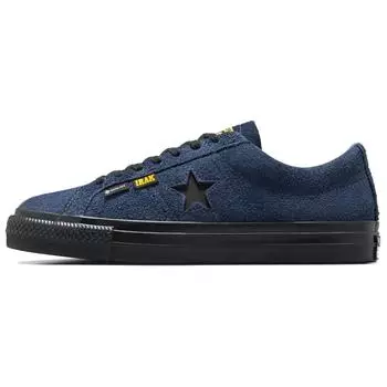 Converse Кроссовки IRAK x One Star Pro Low GORE-TEX Navy Unisex, синие, черные, ярко-желтые, A13646C 41