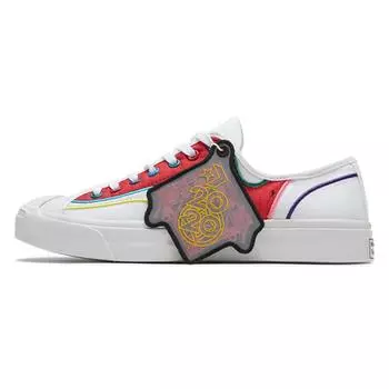 Converse Jack Purcell Chinese Year Trendy Comfortable Low-Top Espadrilles Unisex White 35