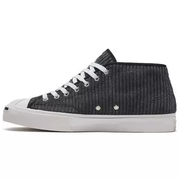Converse Jack Purcell Mid Black Вельветовые кроссовки унисекс белые 169794C 35