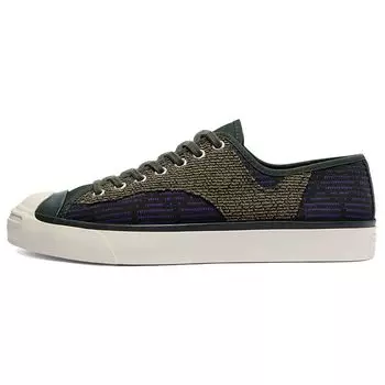 Converse Jack Purcell Rally Patchwork - Кроссовки унисекс Deep Lichen Green Black White 170474C 36