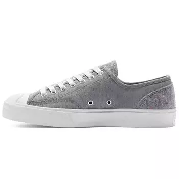 Converse Jack Purcell Удобные и Универсальные Повседневные Низкие Эспадрильи Унисекс Холодный Серый 35.5