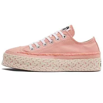Converse Эспадрильи Chuck Taylor All Star Low Color - Розовые кварцевые женские кроссовки Белые 570771C 35