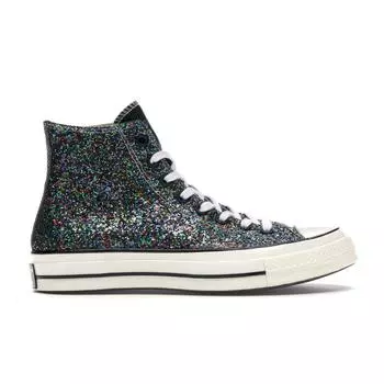 Converse JW Anderson x Chuck 70 Hi Glitter Pack - Черные многоцветные кроссовки унисекс Разноцветные White Egret 164697C