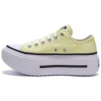 Converse Кеды унисекс Chuck Taylor All Star Lift Double Stack Low Lemon Slushy Желтый Белый Черный A16283C 38